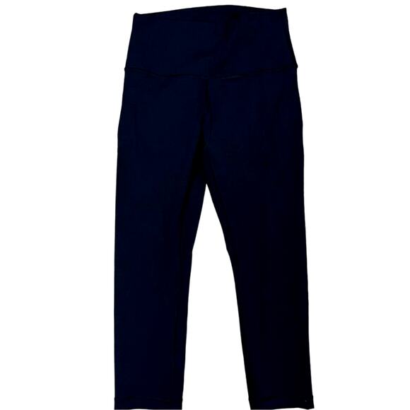 Lululemon black crop athletic gym pants 6 - Picture 2 of 3